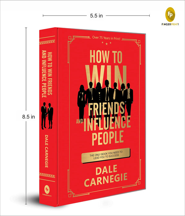 How To Win Friends And Influence People (Deluxe Hardbound Edition) by Dale Carnegie in Hardcover