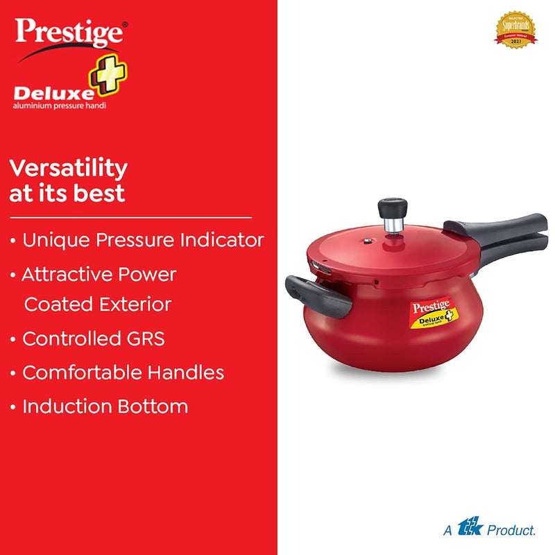Prestige Deluxe Plus Aluminium-Außendeckel Mini-Druckhandi 3 Liter rot 