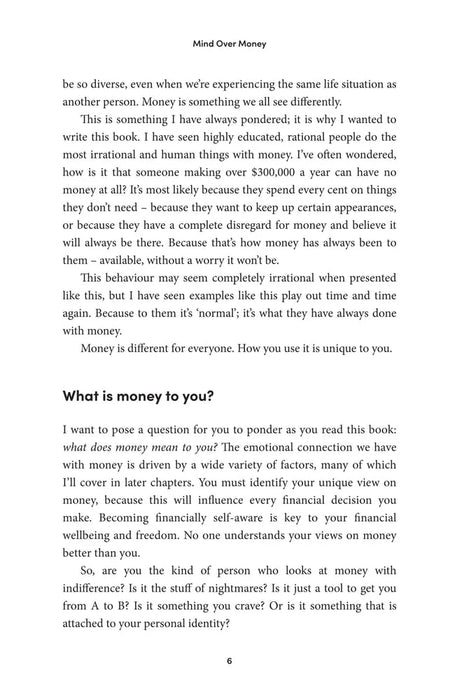 Mind Over Money: Why Understanding Your Money Behaviour Will Improve Your Financial Freedom by Evan Lucas