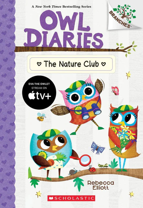The Nature Club: A Branches Book (Owl Diaries #18) by Rebecca Elliott in Paperback