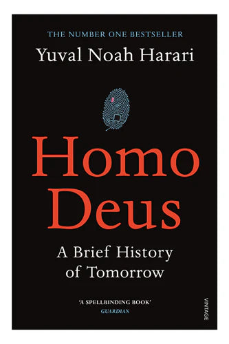 Homo Deus Noah by Yuval Harari in paperback