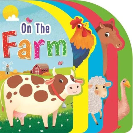 On The Farm (Layered Board Book) by Igloo Books in Hardcover
