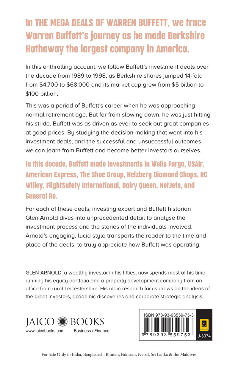 The Mega Deals Of Warren Buffett: Creating A $100 Billion Company by Glen Arnold