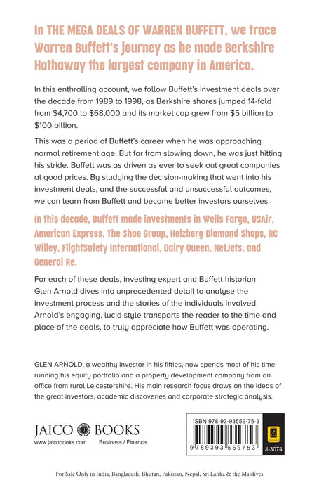 The Mega Deals Of Warren Buffett: Creating A $100 Billion Company by Glen Arnold