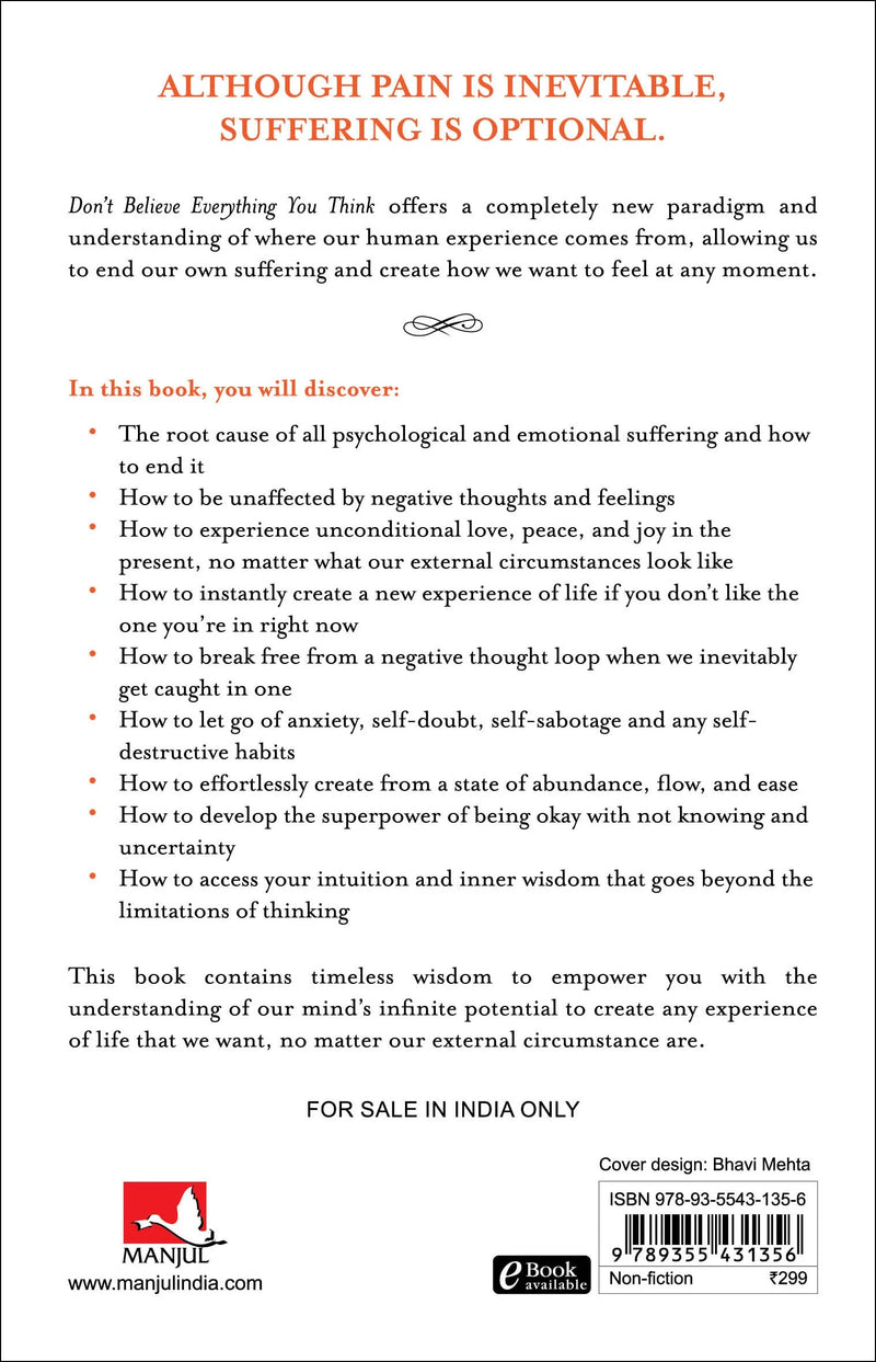 Don’t Believe Everything You Think by Joseph Nguyen