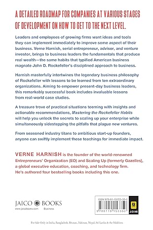 Mastering The Rockefeller Habits : What You Must Do To Increase The Value Of Your Growing Firm : 20Th Anniversary Edition (Pb) by Verne Harnish