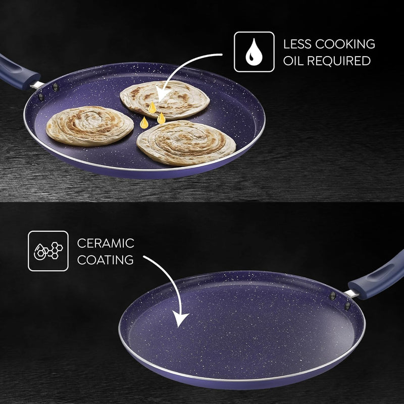 Prestige Ceraglide Ceramic Coated 25cm Non-Stick Omni tawa