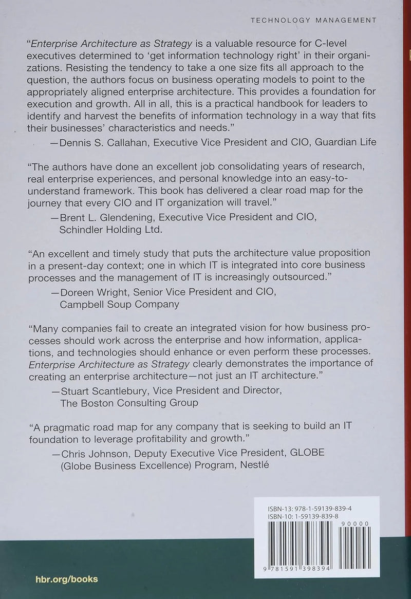 Unternehmensarchitektur als Strategie: Schaffung einer Grundlage für die Geschäftsabwicklung von Jeanne W. Ross, Peter Weill und David C. Robertson