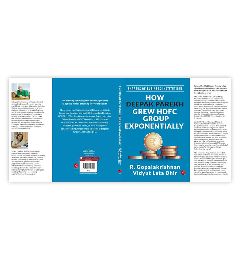 Gestalter von Wirtschaftsinstitutionen: Wie Deepak Parekh wuchs von R. GOPALAKRISHNAN