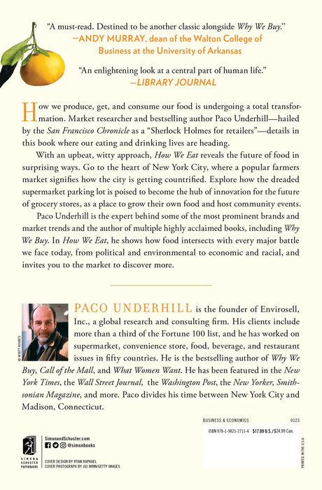 How We Eat by Paco Underhill in Paperback