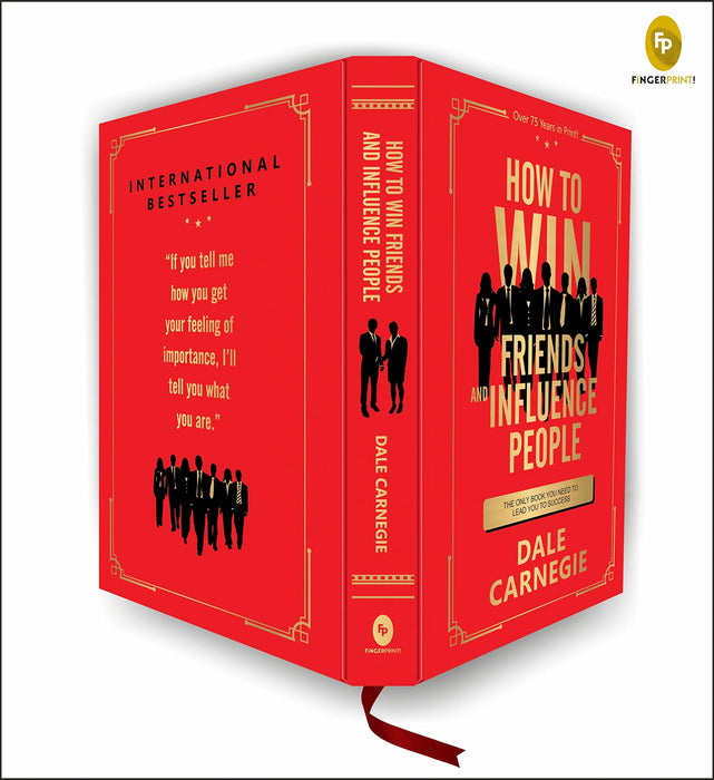 How To Win Friends And Influence People (Deluxe Hardbound Edition) by Dale Carnegie in Hardcover