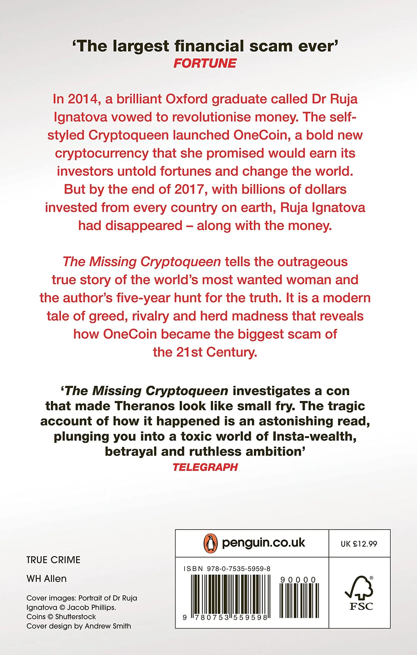 The Missing Cryptoqueen by Jamie Bartlett