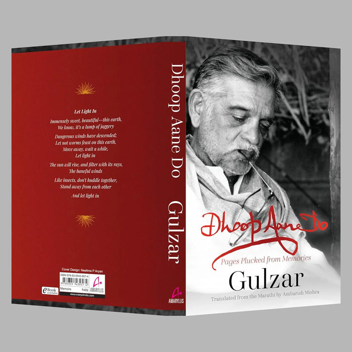 Dhoop Aane Do: Pages Plucked From Memories by Gulzar in Hardcover