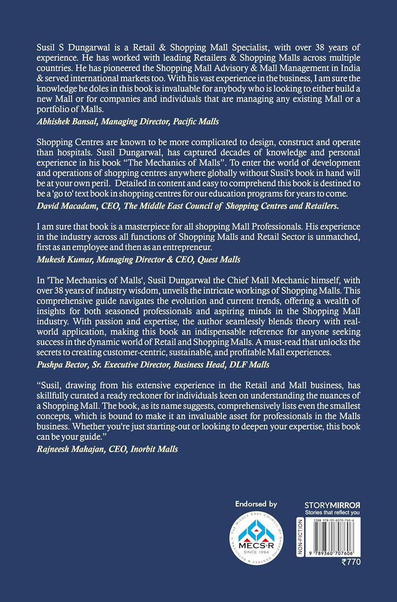 The Mechanics Of Malls von Susil S. Dungarwal als Hardcover