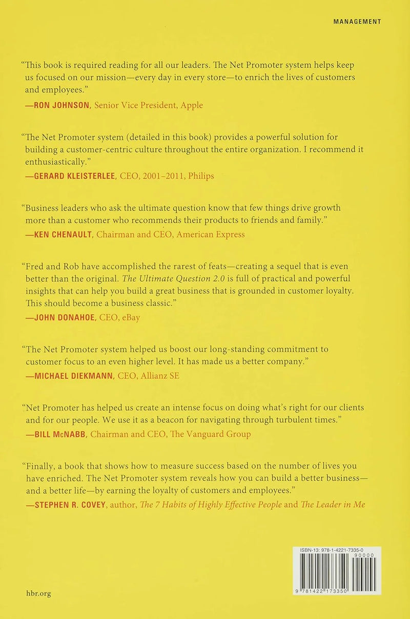 The Ultimate Question 2.0 by Fred Reichheld