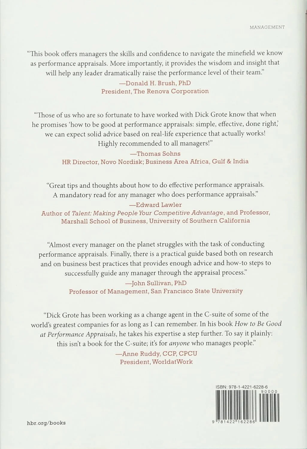 How To Be Good At Performance Appraisals: Simple, Effective, Done Right by Dick Grote