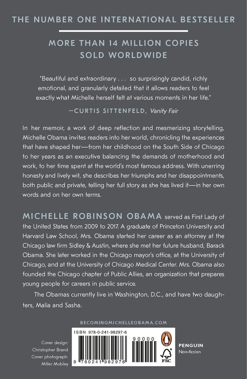 Becoming by Michelle Robinson Obama in Paperback