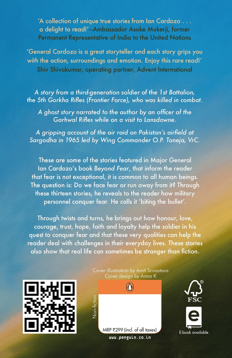 Beyond Fear: True Stories on Life in the Indian Armed Forces by Ian Cardozo in Paperback