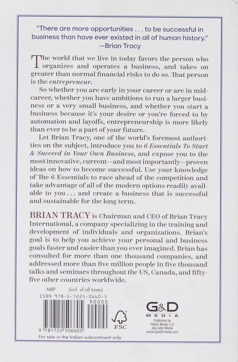 6 Grundlagen für die Gründung und den Erfolg Ihres eigenen Unternehmens: Was Top-Unternehmer wissen, was andere nicht wissen, von Brian Tracy als Taschenbuch