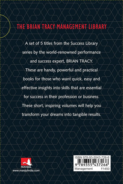 The Brian Tracy Management Library - Box Set (Comprising Of Marketing, Management, Sales Management, Sales Success And Negotiation) by Brian Tracy