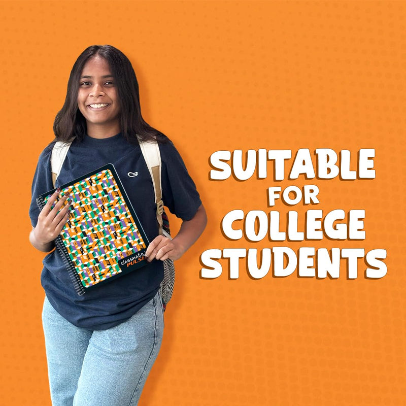 Classmate Pulse 6-Subject Spiral Notebook | Single Line, 300 Pages, 26.7 cm x 20.3 cm