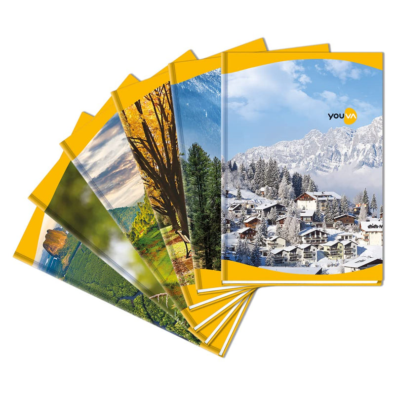 Navneet YOUVA Case Bound Hard Cover Long Book - 288 Pages (A4, Single Line)