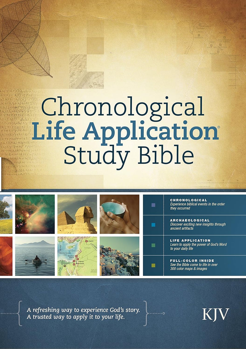 KJV Chronological Life Application Study Bible – Hardcover Full Color Edition | EachDayKart