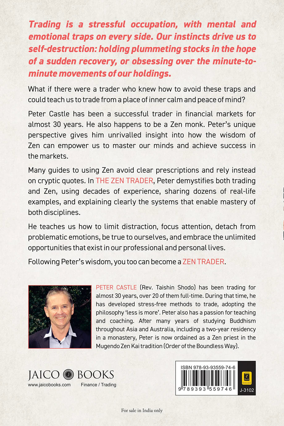 The Zen Trader: How Ancient Wisdom Can Help You Master Your Mind… And The Markets by Peter Castle