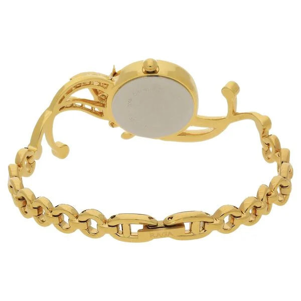 Titan Raga Garden Of Eden Mother of Pearl Dial Women Watch With Metal Strap