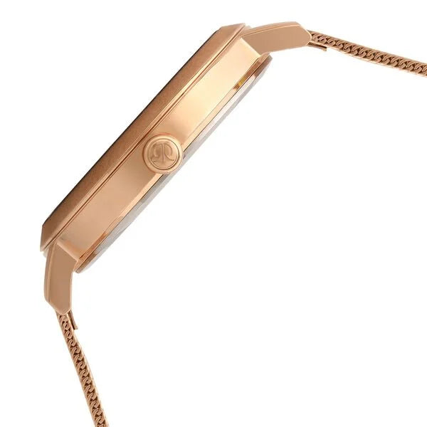 Titan women's pop pink dial analog stainless steel strap watch