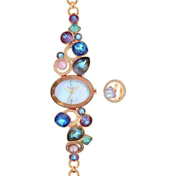 Titan Raga Moments Of Joy Mother of Pearl Dial Women Watch With Metal Strap