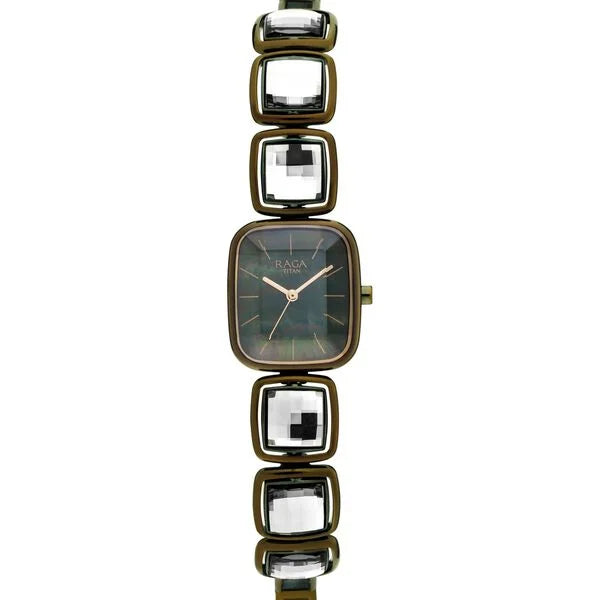 Titan Raga Moments Of Joy Mother of Pearl Dial Women Watch With Metal Strap
