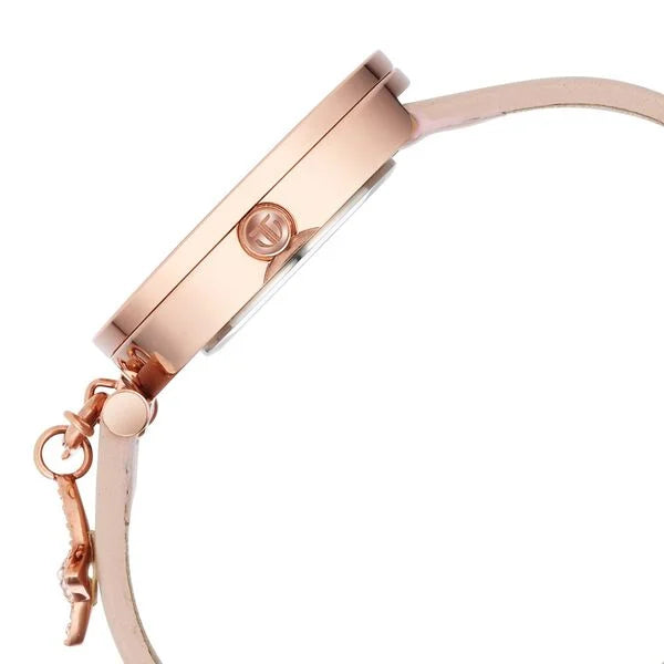 Titan Purple Unending Beauty Quartz Analog Mother Of Pearl Dial Leather Strap watch for Women