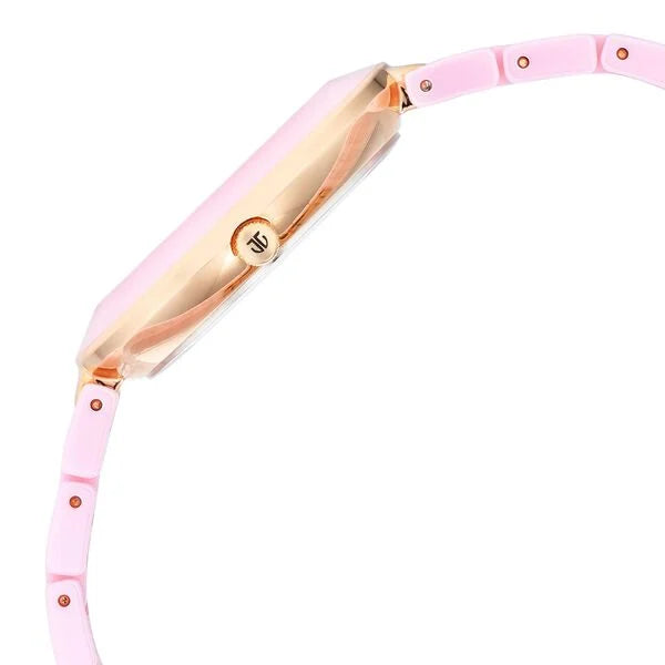 Titan Purple CeramicsPink Dial Analog Ceramic Strap watch for Women