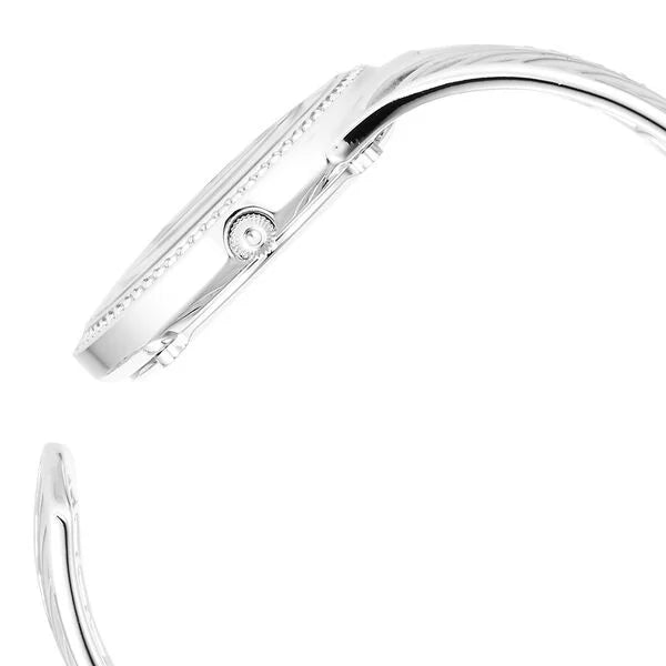 Titan Raga Silver Quartz Analog Blue Dial With Sterling Silver Metal Strap And Case Watch For Women (Large)