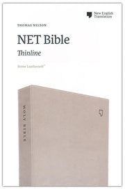 NET Bible Thinline Stone LeatherSoft on a white background