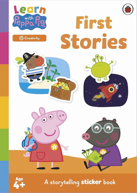 Learn With Peppa: First Stories Sticker Activity Book by Peppa Pig in Paperback