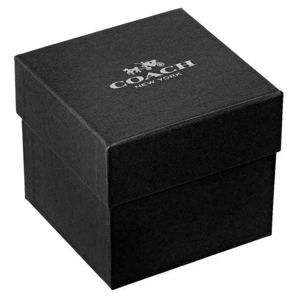 Coach Quartz Analog Black Dial Stainless Steel Strap Watch for Women