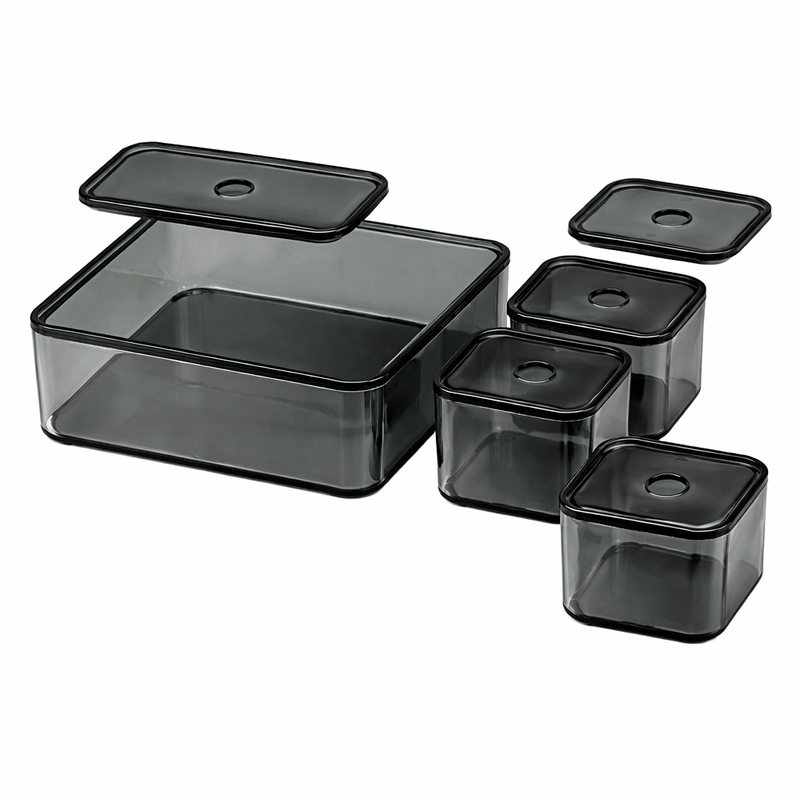 ZENVIK Storage Box Set with Lid (5-Piece)