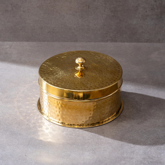 Brass Chapati Box / Roti Dabba | Brass Cookware