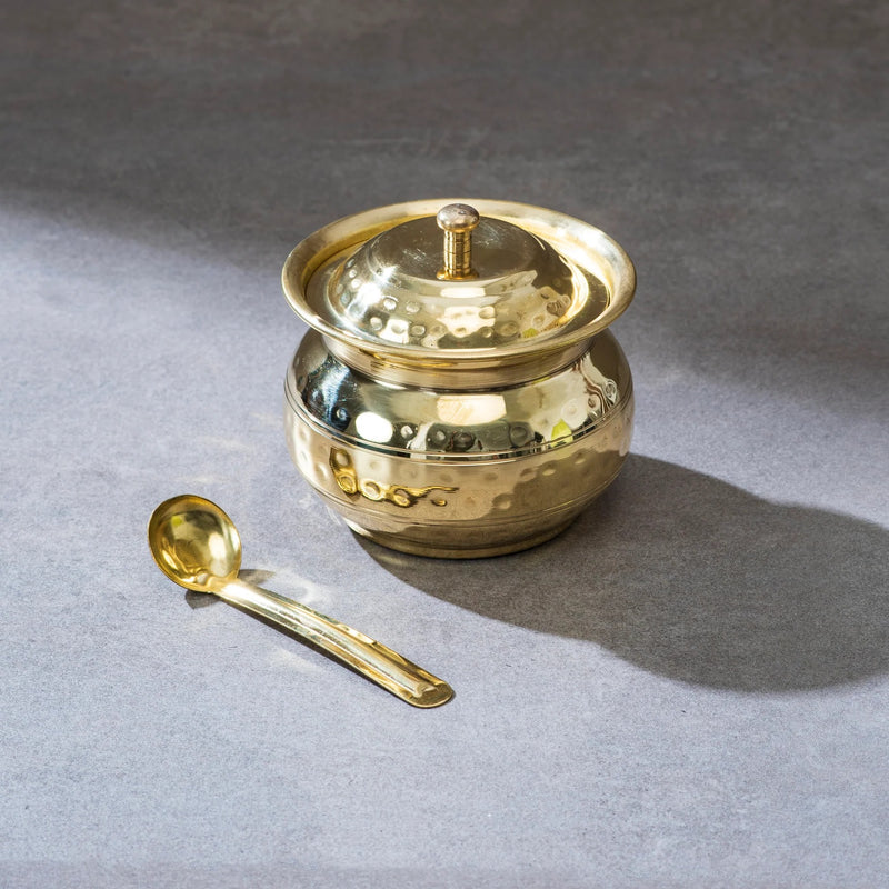 Brass Ghee Pot | Brass Cookware