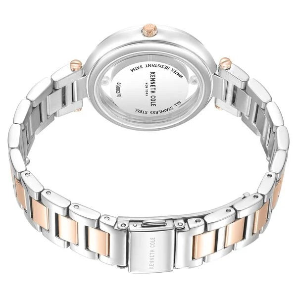 Kenneth Cole Quartz Analog White dial Stainless Steel Strap Watch for Women