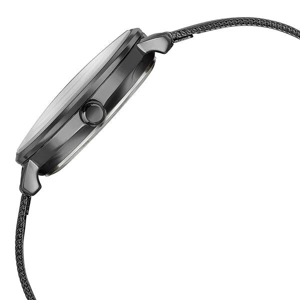 Sonata Poze Quartz Analog Black Dial Mesh Strap Watch for Women