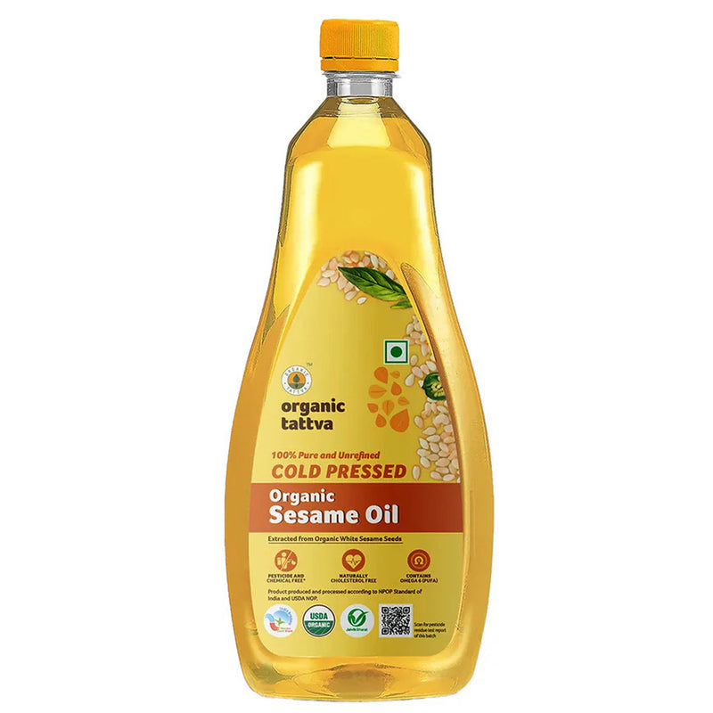 Organic Tattva Organic Cold Pressed Sesame Oil 5 Litre by Organic Tattva