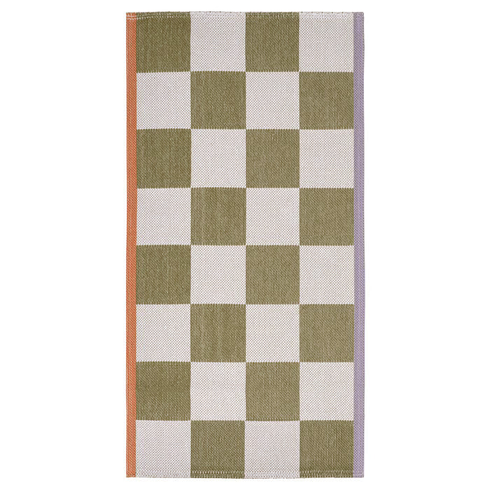 IKEA KLASSRUM Rug, flatwoven, white/black, 60x120 cm (2 ' 0 "x3 ' 11 ")