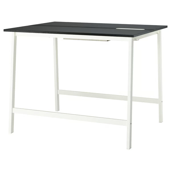 IKEA MITTZON Conference table, white, 140x108x105 cm (55 1/8x42 1/2x41 3/8 ")