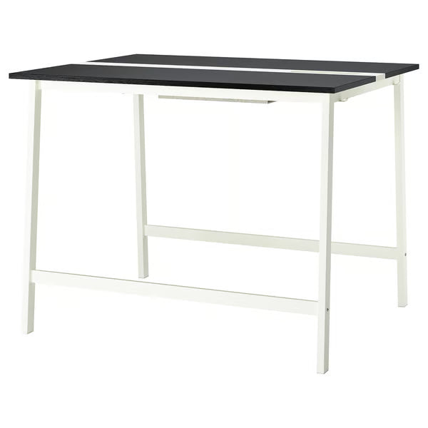 IKEA MITTZON Conference table, white, 140x108x105 cm (55 1/8x42 1/2x41 3/8 ")