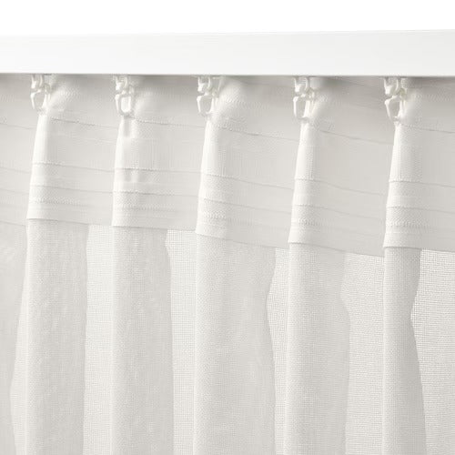 IKEA Angsfryle Sheer curtain 1 piece white