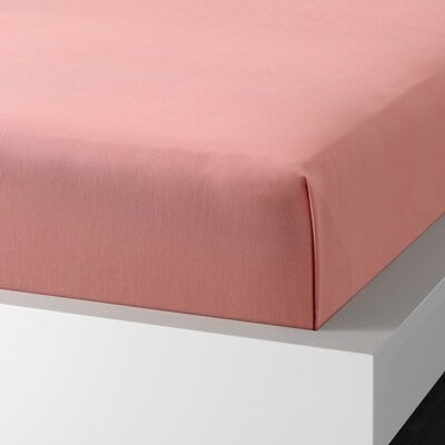 IKEA ANGSLILJA Flat sheet and pillowcase, dark pink, 150x260/50x80 cm (59x102/20x31 ")| IKEA Bed linen | Eachdaykart