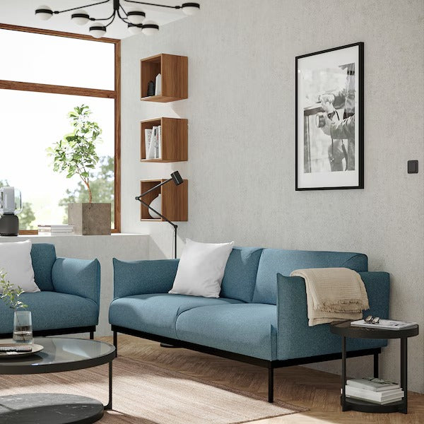 IKEA Applaryd 2 seat sofa gunnared light blue